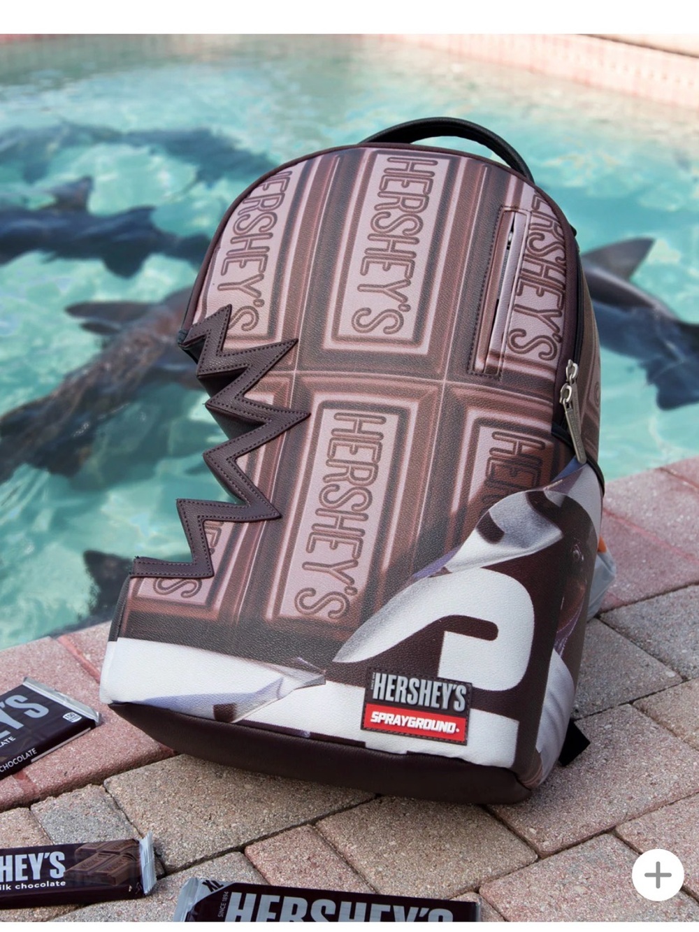 HERSHEY’S SHARK BITE SPRAYGROUND BACKPACK - Picture 6 of 8